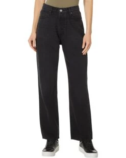 Paige Sawyer Covered Button Fly in Dark Dawn Distressed | Jeans