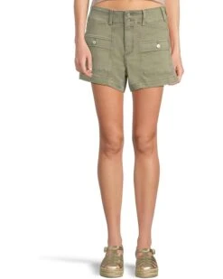 Paige Olivia Cargo Shorts in Vintage Sweet Succulent