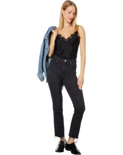 Paige Cindy Raw Hem in Black Lotus | Jeans -Every Day Wear Shop 61Kha8DaQ5L. AC SR736920