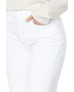 Paige Leenah Ankle Exposed Button Fly in Crisp White | Jeans -Every Day Wear Shop 61MqAxn1fL. AC SR736920