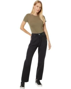 Paige Sawyer Covered Button Fly in Dark Dawn Distressed | Jeans -Every Day Wear Shop 61NwUIVa7NL. AC SR736920