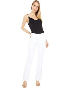 Paige High-Rise Laurel Canyon 32" w/ Raw Hem in Crisp White | Jeans -Every Day Wear Shop 61QhdYdAdUL. AC SR736920