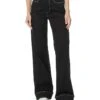 Paige Sasha 32" Wide Cuff in Twilight Black | Jeans