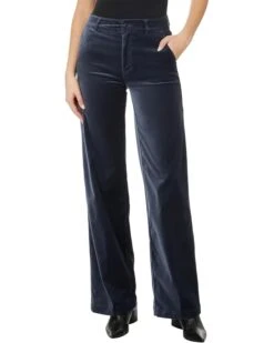 Paige Sasha with Trouser Pockets in Calico Blue | Jeans