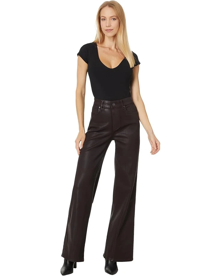 Paige Sasha 32" in Chicory Coffee Luxe Coating | Jeans 3 Paige Sasha 32" in Chicory Coffee Luxe Coating | Jeans - Image 3