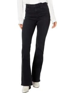 Paige 32" High-Rise Laurel Canyon in Black Willow | Jeans