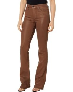 Paige Hourglass in Cognac Luxe Coating | Jeans
