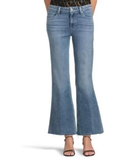 Paige Marlow Skimmer Raw Hem in Bebop | Jeans