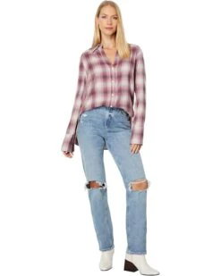 Paige 30" High-Rise Noella w/ Cross-Back Belt Loops in Ravenna Destructed | Jeans -Every Day Wear Shop 71DNJeXumL. AC SR736920