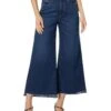 Paige Frankie Seamed Belt Loops + Uneven Raw Hem in Gracie Lou | Jeans