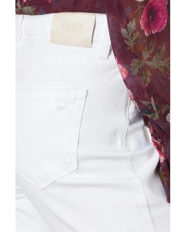 Paige High-Rise Brigitte Raw Hem Cuf in White Noise Distressed | Jeans 3 Paige High-Rise Brigitte Raw Hem Cuf in White Noise Distressed | Jeans - Image 3