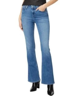 Paige High-Rise Laurel Canyon 32" in Rock Show Distressed | Jeans