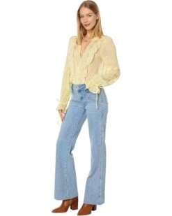 Paige Leenah 32" w/ Angled Patch Pockets + Blind Stitch Hem in Alivia | Jeans -Every Day Wear Shop 71RXFzEjUML. AC SR736920