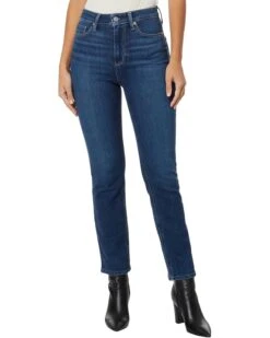 Paige Accent Seamed Beltloops in Sketchbook | Jeans