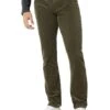 Paige Federal Slim Straight Fit Stretch Forest Shadow Corduroy | Pants