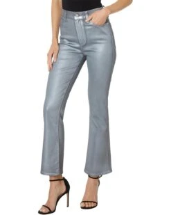 Paige Claudine in Silver Shimmer Luxe Coating | Jeans