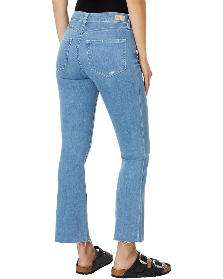 Paige Colette Crop Flare Raw Hem in Feel Good Distressed | Jeans 2 Paige Colette Crop Flare Raw Hem in Feel Good Distressed | Jeans - Image 2