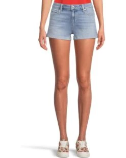 Paige Jimmy Jimmy Shorts Raw Hem Cuff in Unwritten