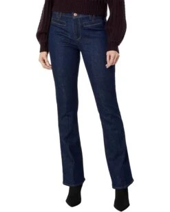 Paige High-Rise Manhattan Boot Front Welts in Kinsley | Jeans