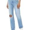Paige Noella Straight 30" in Nathaly Destructed | Jeans