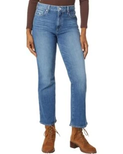 Paige Relaxed Claudine in Concerto Distressed | Jeans