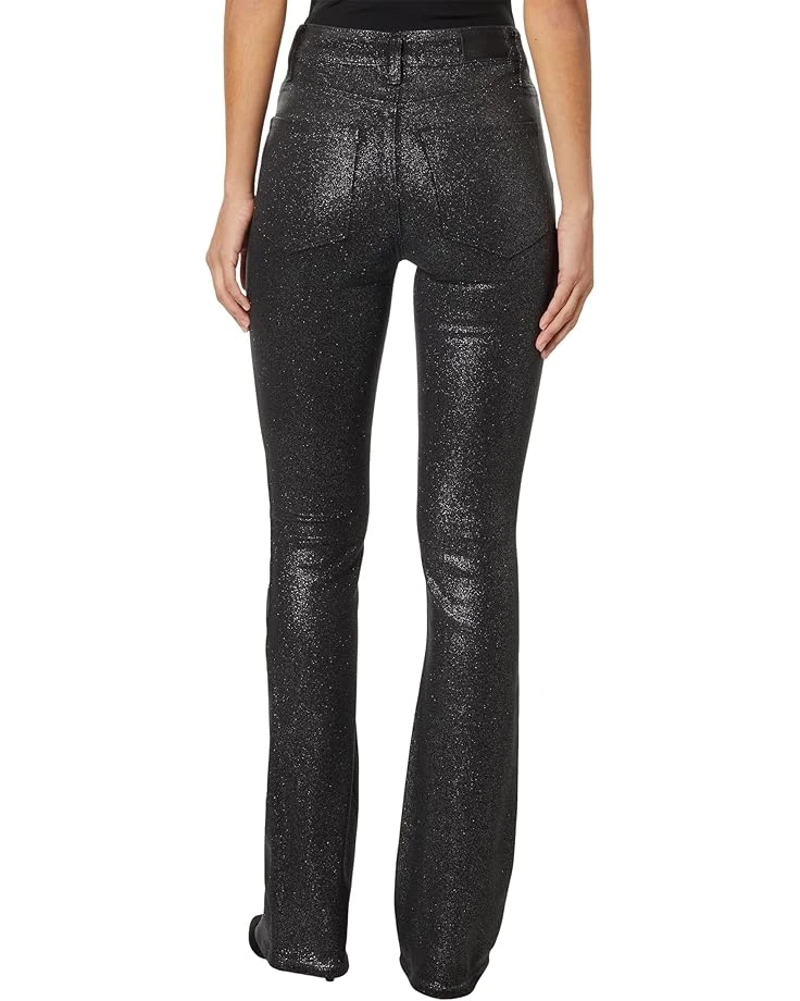 Paige High-Rise Manhattan Boot in Black/Silver Glitter Luxe Coat | Jeans 2 Paige High-Rise Manhattan Boot in Black/Silver Glitter Luxe Coat | Jeans - Image 2