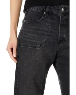 Paige Alexis Covered Button Fly Utility Pocket Jeans in Viper Black -Every Day Wear Shop 81PESMYQ8iL. AC SR736920