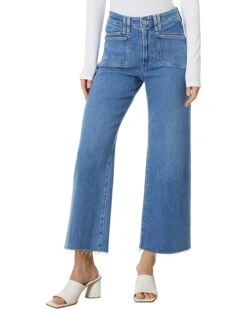 Paige Anessa Set In Pockets Raw Hem in Sunnie Distressed | Jeans