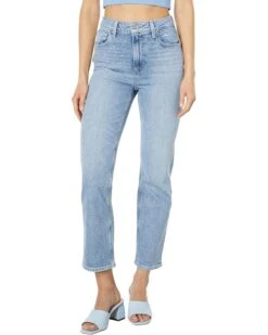 Paige Sarah Straight Ankle in Cherise Embellished | Jeans