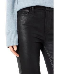 Paige Cindy in Black Fog Luxe Coating | Jeans -Every Day Wear Shop 81egXzfx L. AC SR736920