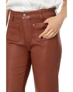 Paige Leenah Ankle Patch Pockets in Clay Sunset Luxe Coating | Jeans -Every Day Wear Shop 81qOMDF3s L. AC SR736920