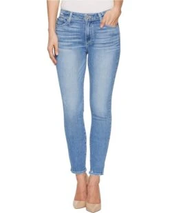 Paige Hoxton Crop in Atterbury/Torn Hem | Jeans