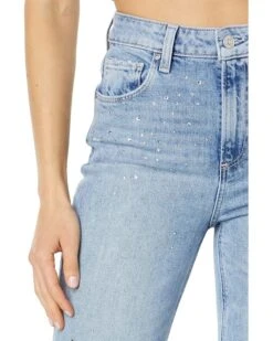 Paige Sarah Straight Ankle in Cherise Embellished | Jeans -Every Day Wear Shop 91rYfY243JL. AC SR736920